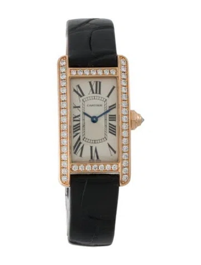 Pre-owned Cartier Tank Américaine Watch In Multi