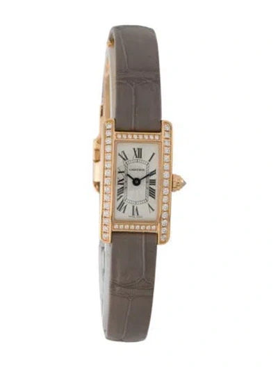 Pre-owned Cartier Tank Américaine Watch In Multi