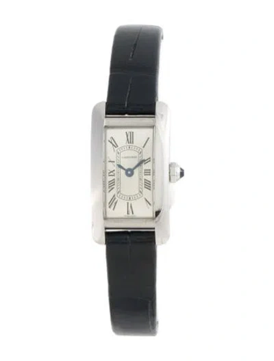 Pre-owned Cartier Tank Américaine Watch In Multicolor