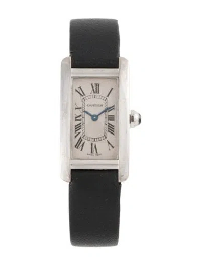 Pre-owned Cartier Tank Américaine Watch In Multicolor