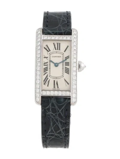 Pre-owned Cartier Tank Américaine Watch In Multicolor
