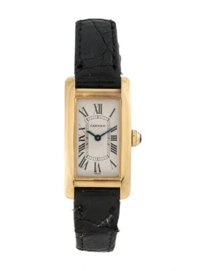 Pre-owned Cartier Tank Américaine Watch In Multicolor