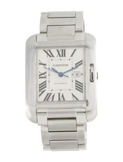 Pre-owned Cartier Tank Anglaise Watch, 30mm In Multi