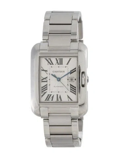 Pre-owned Cartier Tank Anglaise Watch, 30mm In Multi