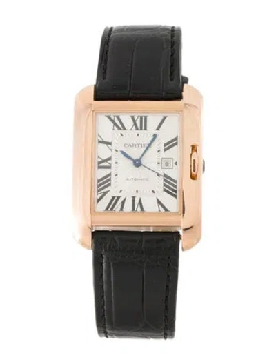 Pre-owned Cartier Tank Anglaise Watch In Multi