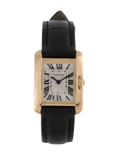 Pre-owned Cartier Tank Anglaise Watch In Multi