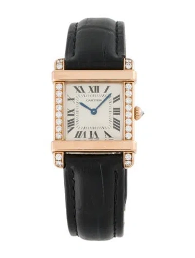 Pre-owned Cartier Tank Chinoise Watch In Multi