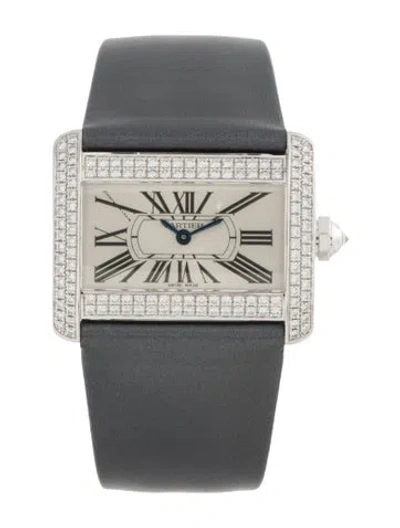 Pre-owned Cartier Tank Divan Watch In Multi