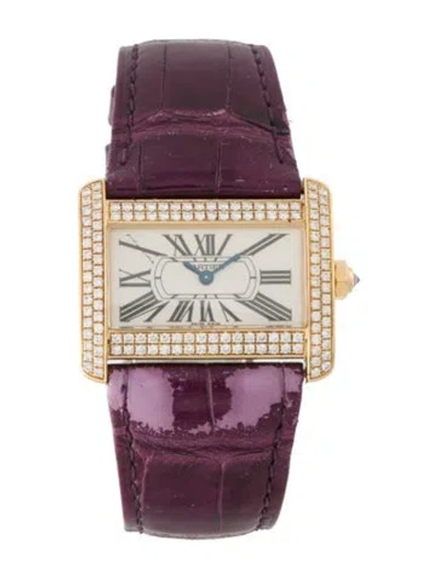 Pre-owned Cartier Tank Divan Watch In Multi