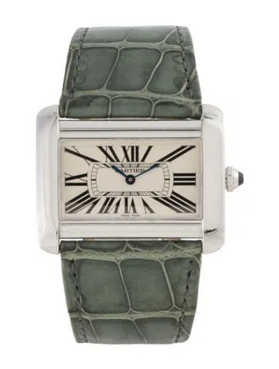Pre-owned Cartier Tank Divan Watch In Multi