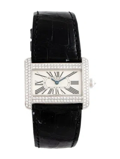 Pre-owned Cartier Tank Divan Watch In Multicolor