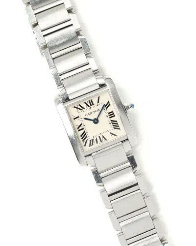 Cartier Tank Francaise 20mm Ca 2008 Watch In White