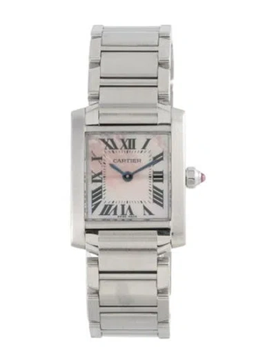 Pre-owned Cartier Tank Française, 20mm In Multi