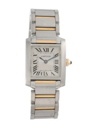 Pre-owned Cartier Tank Française, 20mm In Multi