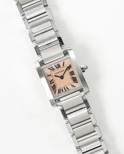 Cartier Tank Francaise 20mm Ref 2384 Mother-of-pearl Dial Watch