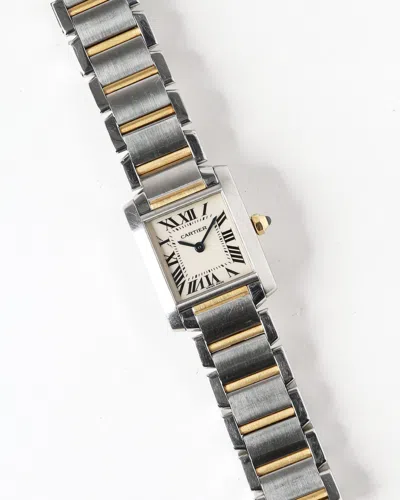 Cartier Tank Francaise 20mm Ref 2384 Two Tone Watch