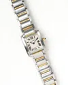 Cartier Tank Francaise 20mm Ref 2384 Watch In Brown