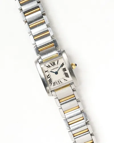 Cartier Tank Francaise 20mm Ref 2834 Watch In White
