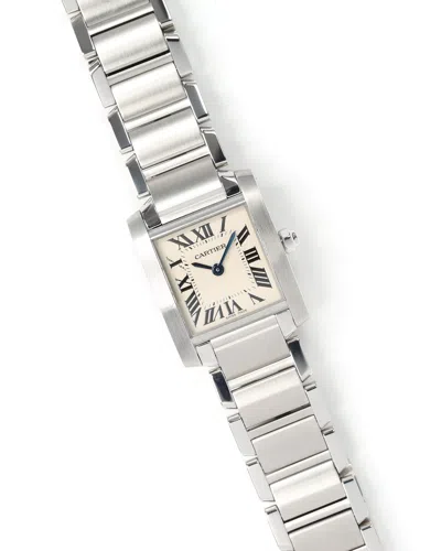 Cartier Tank Francaise 20mm Serviced 2025 Watch In Metallic