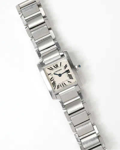 Cartier Tank Francaise 20mm Watch In Pink