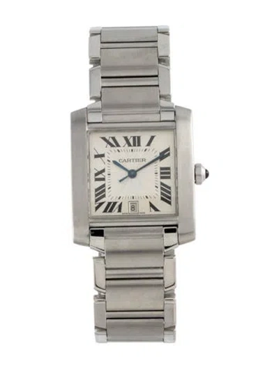 Pre-owned Cartier Tank Française, 28mm In Multi
