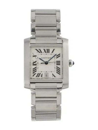 Pre-owned Cartier Tank Française, 28mm In Multi