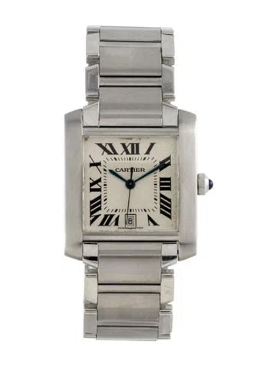 Pre-owned Cartier Tank Française, 28mm In Multi