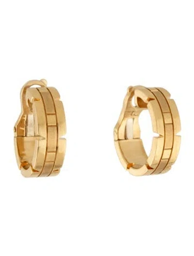 Pre-owned Cartier Tank Française Earrings In Multi