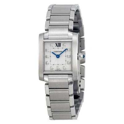 Cartier Tank Francaise Silver Dial Ladies Watch We110006 In Metallic