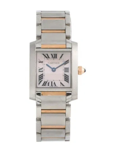 Pre-owned Cartier Tank Française Watch, 20mm In Multi
