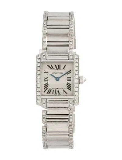 Pre-owned Cartier Tank Française Watch, 20mm In Multi