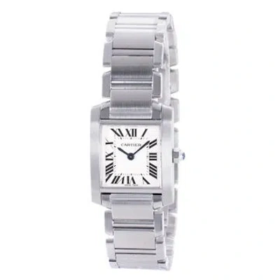 Pre-owned Cartier Tank Française Watch, 20mm In Multi