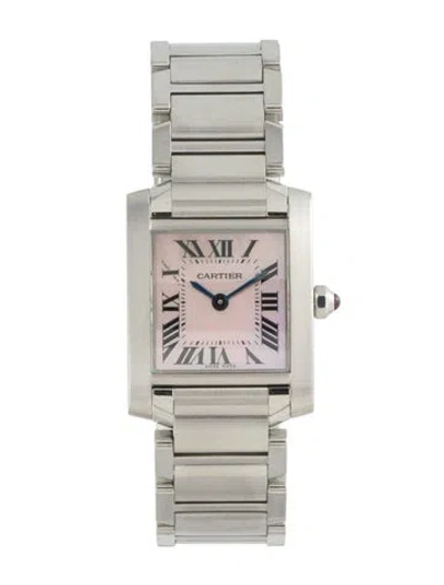 Pre-owned Cartier Tank Française Watch, 20mm In Multi