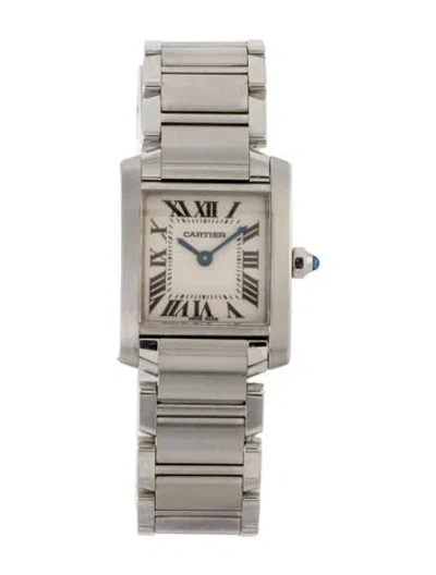 Pre-owned Cartier Tank Française Watch, 20mm In Multi