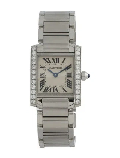 Pre-owned Cartier Tank Française Watch, 20mm In Multi