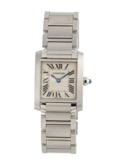 Pre-owned Cartier Tank Française Watch, 20mm In Multi