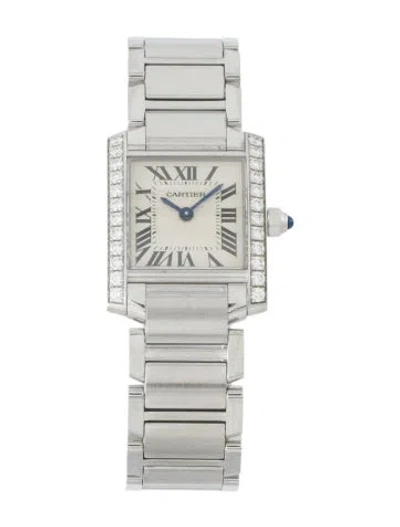 Pre-owned Cartier Tank Française Watch, 20mm In Multi