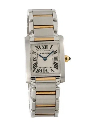 Pre-owned Cartier Tank Française Watch, 20mm In Multi