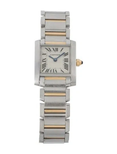 Pre-owned Cartier Tank Française Watch, 20mm In Multi