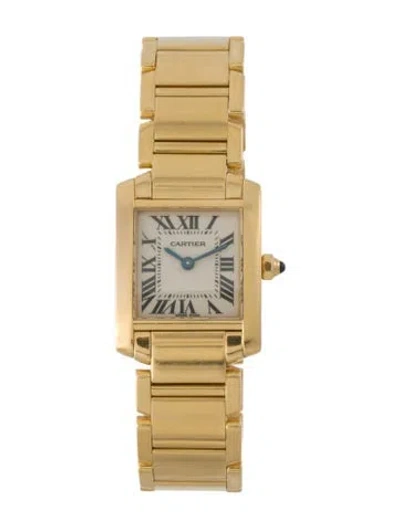 Pre-owned Cartier Tank Française Watch, 20mm In Multi