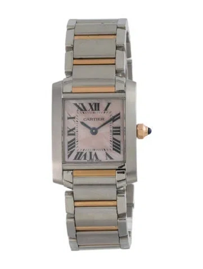 Pre-owned Cartier Tank Française Watch, 20mm In Multi