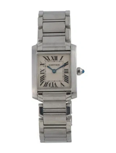 Pre-owned Cartier Tank Française Watch, 20mm In Multi