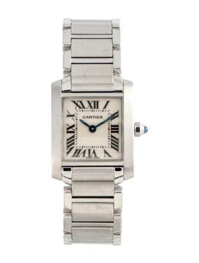 Pre-owned Cartier Tank Française Watch, 20mm In Multi