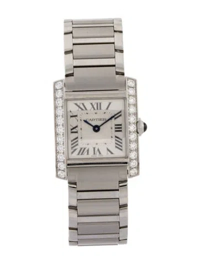 Pre-owned Cartier Tank Française Watch, 21mm In Multi