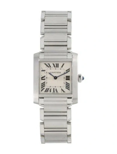 Pre-owned Cartier Tank Française Watch, 25mm In Multi