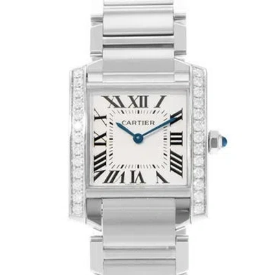 Pre-owned Cartier Tank Française Watch, 25mm In Multi