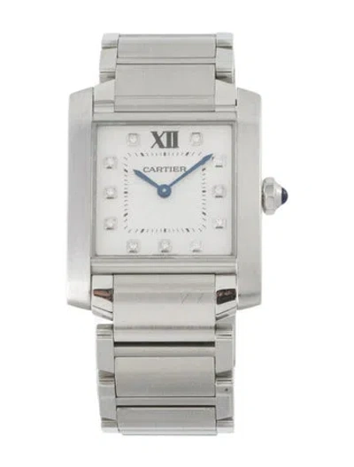 Pre-owned Cartier Tank Française Watch, 25mm In Multi