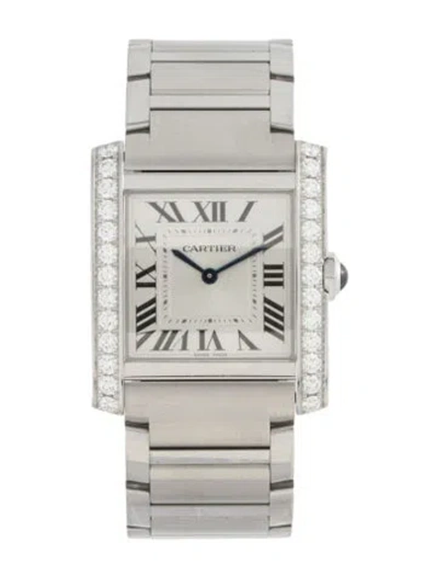 Pre-owned Cartier Tank Française Watch, 27mm In Multi