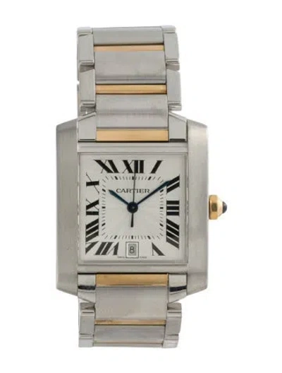 Pre-owned Cartier Tank Française Watch, 28mm In Multi