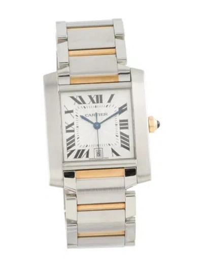 Pre-owned Cartier Tank Française Watch, 28mm In Multi